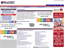 Tablet Screenshot of iowa.bizhwy.com