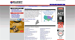 Desktop Screenshot of maine.bizhwy.com